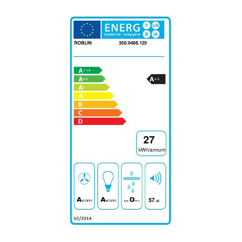 Hotte plafond ROBLIN 6673761 CONFIDENCE 1000 BLANC MAT