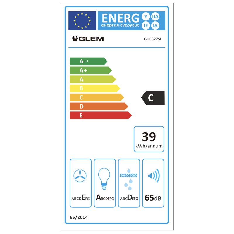 GROUPE ASPIRANT 52CM LED CLASSE C