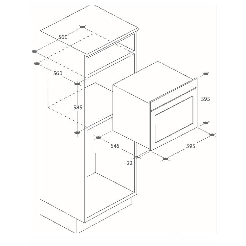 Four CANDY FCS100X/E