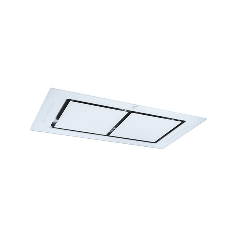 HOTTE CONFIDENCE VERRE BLANC 100CM HOTTE CONFIDENCE VERRE BLANC 100CM