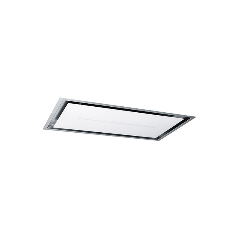 HOTTE PLAFOND 90CM VERRE BLANC  905M3H