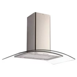 HOTTE ILOT VERRE INOX 90CM A++ 
