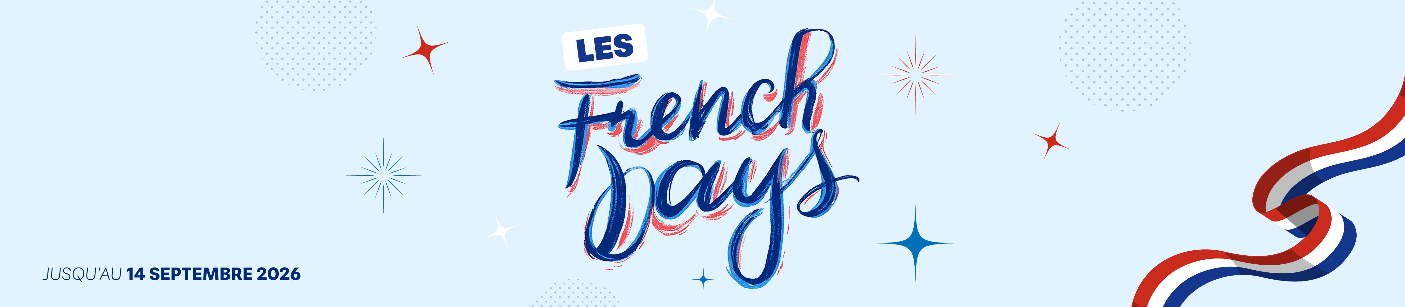 Les French Days en 2026 du 7 septembre au 14 septembre