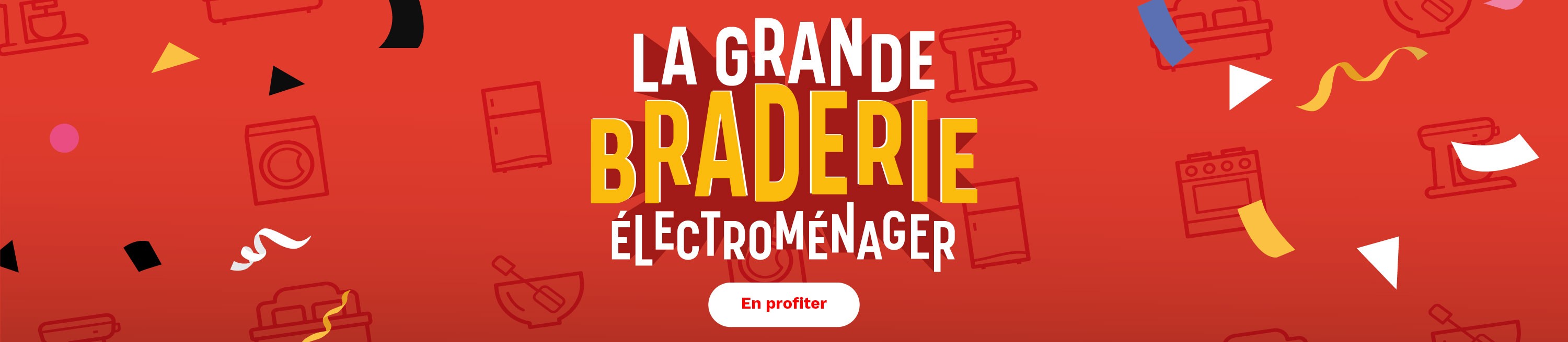 Bannière grande braderie